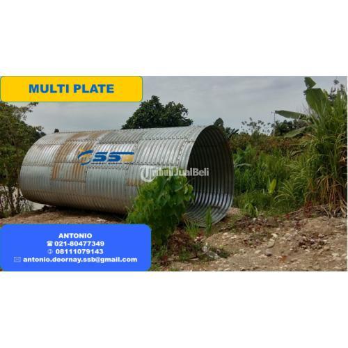 Armco Corrugated Steel Pipe Pipa Baja Bergelombang Gorong Gorong Baja ...