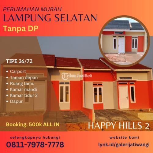 Dijual Perumahan Bersubsidi Murah Tipe 36/72 - Lampung Selatan