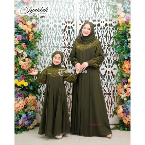 Distributor Baju Gamis Sarimbit Terbaru Zabannia Hijab Blitar Jatim