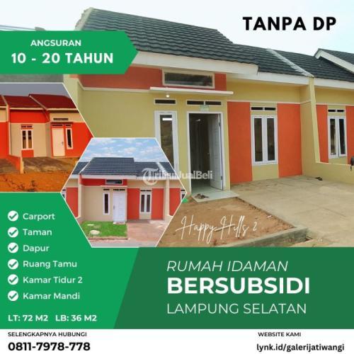 Rumah Bisa Diangsur Perumahan Murah di Lampung Selatan Bersubsidi