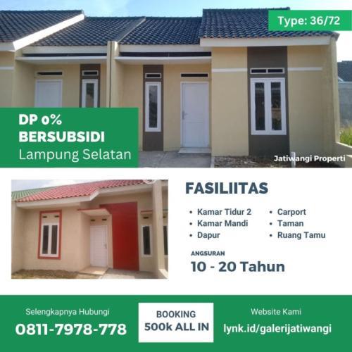 Rumah Murah Akses Mudah Perumahan di Natar Lampung Selatan Bersubsidi