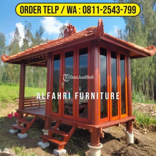 Gazebo Mushola Minimalis Kayu - Indramayu