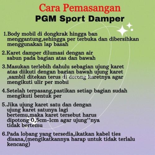Pasang PGM Sport Damper Bantu Atasi Ayunan pada Mobil - Pekalongan