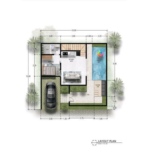 DIJUAL CILLA CANTIK MEWAH W LANTAI HARGA TERJANGKAU DI KUTA SELATAN