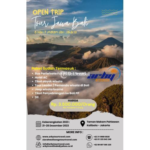 Trip Tour Jawa Bali Overland 8 Hari 7 Malam dari Jakarta