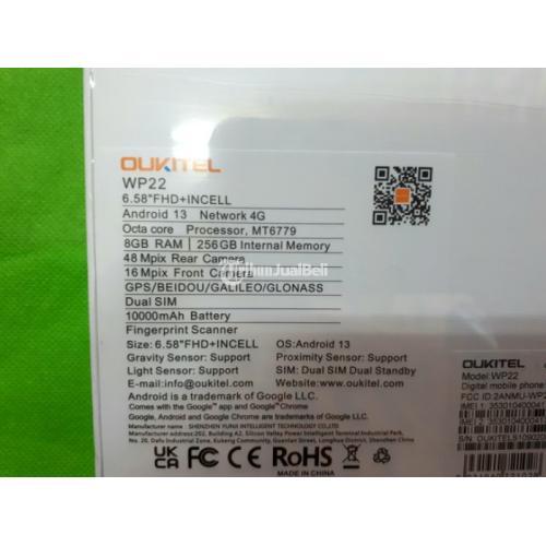 Hape Outdoor Oukitel WP22 New 4G LTE RAM 8/256 NFC Camera 48MP 10000mAh