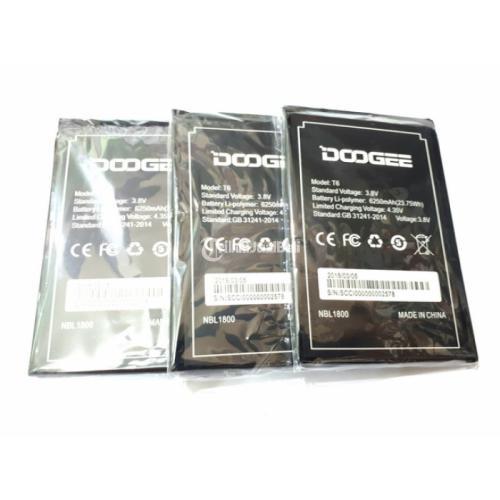 Baterai Hape Doogee T6 Pro New Original 100% Doogee 6250mAh