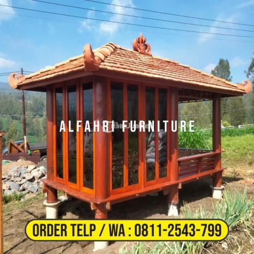 Gazebo Mushola Minimalis Kayu - Karawang