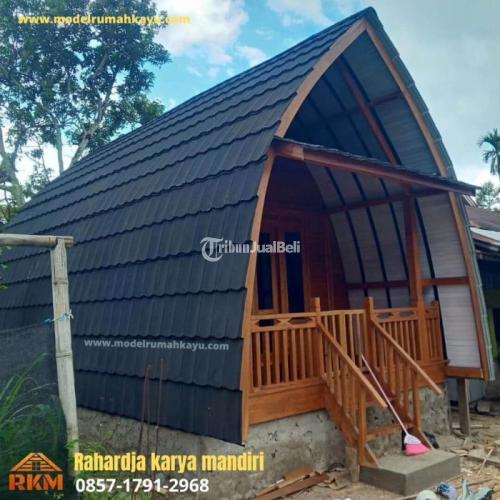 Jual Rumah Lumbung Desain Minimalis Ukuran X Meter Kayu Meranti Di