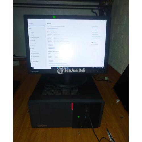 CPU + monitor 20 in Spek core i3 gen 6 Ram 4gb ddr4 HDD 500gb