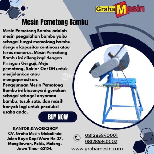Mesin Pemotong Bambu dan Rotan