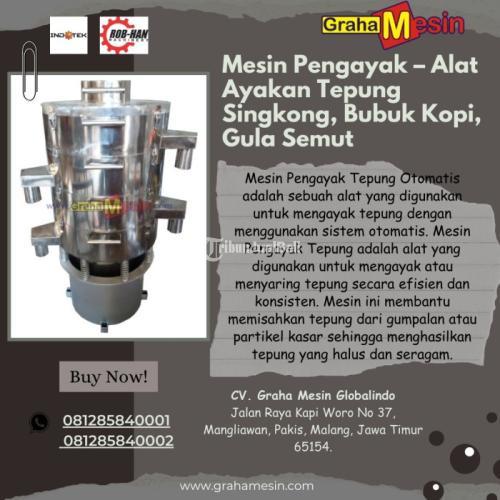 Mesin Ayakan Tepung Singkong Bubuk Kopi dan Gula - Malang