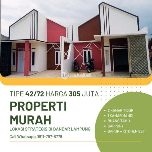 Rumah Tipe 42/72 Bisa KPR & Syariah 2KT KM Carport Dapur DP 10 Juta Perumahan Murah