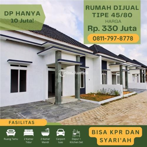 Tipe 45/80 2KM 2KT Carort Dapur+Kitchen Set Perumahan Murah Angsuran 10-15 Tahun Bisa KPR & Syariah