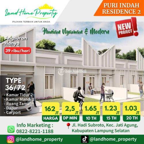 Jual Rumah Baru Tipe 36/72 Di Perum Puri Indah Residence 2 Di Lampung ...