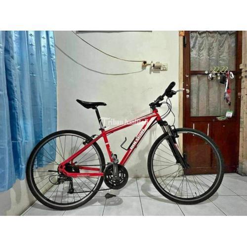Sepeda MTB Bekas Polygon Heist 3.0 Warna Merah Mulus Normal Siap Gowes - Sidoarjo