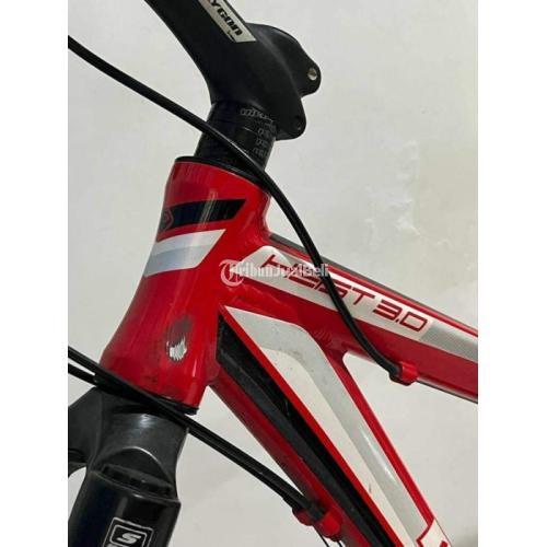 Sepeda MTB Bekas Polygon Heist 3.0 Warna Merah Mulus Normal Siap Gowes - Sidoarjo