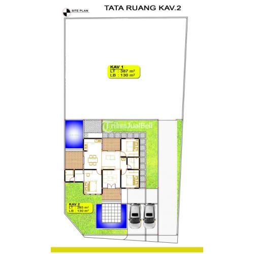 Dijual Villa LT 387m2 LB 130m2 3KT 2KM di Tempel Ada Private Pool, Carport Luas Harga Murah - Sleman