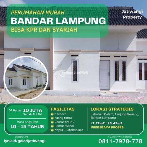 Jual Rumah Baru Tipe 45/80 Dalam Perumahan Murah Syariah  - Bandar Lampung
