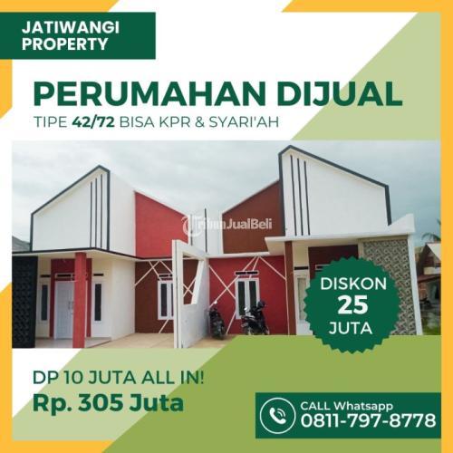 Rumah 2KT 1KM Dapur Carport 42/72 Bisa KPR & Syariah Perumahan Murah Dp Kecil