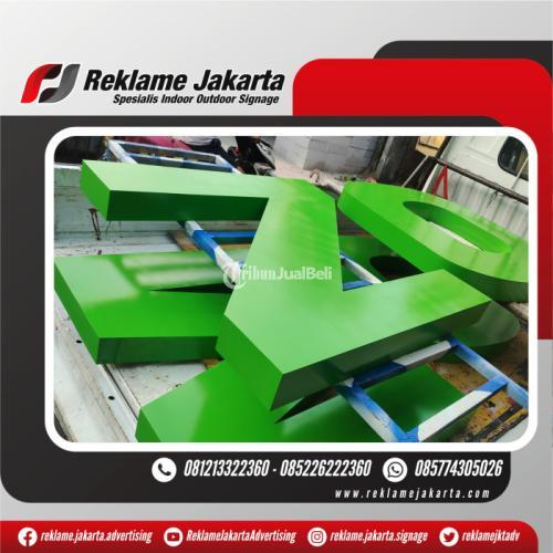 Huruf Timbul Stainless, Letter Signage LED, 3D Logo