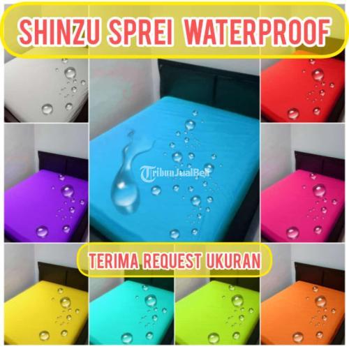 SHINZU Sprei Waterproof Anti Air Uk 160x200 Sprei Ukuran Kasur No2 QUEEN Terima Request Ukuran