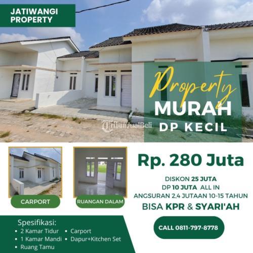 Property Murah 42/72 2KT 1KM Carport Dapur Perumahan Bebas Banjir Lokasi strategis