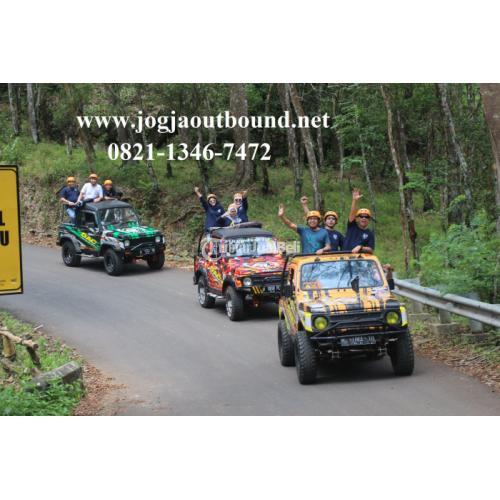 Paket Outbound Jeep Offroad Puncak Becici Hutan Pinus