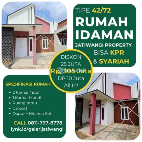 Perumahan 42/72 2KT 1KM Carport Dapur Dekat Pusat Kota Perumahan Murah Bisa KPR Dan Syariah