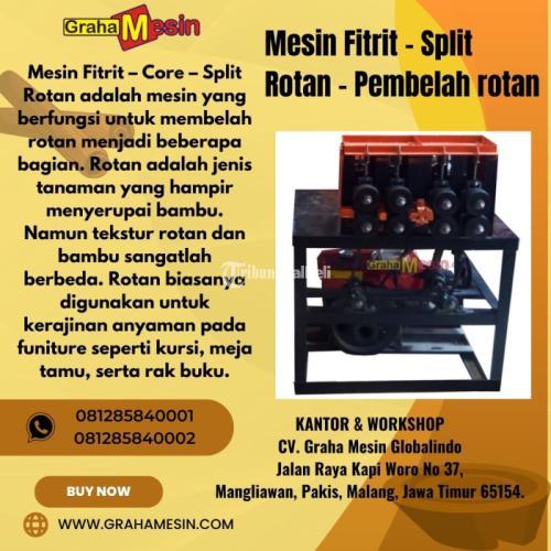 Mesin fitrit Split Rotan alat pembelah rotan