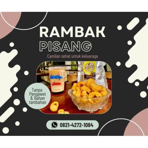 Pabrik Rambak Pisang Malang, Camilan Sehat untuk Keluarga