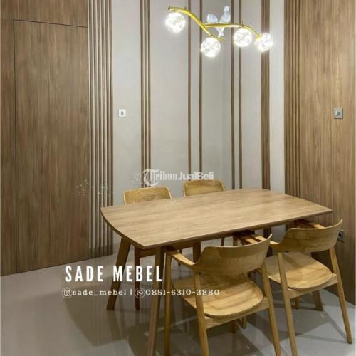 Meja Makan Minimalis Modern 4 Kursi
