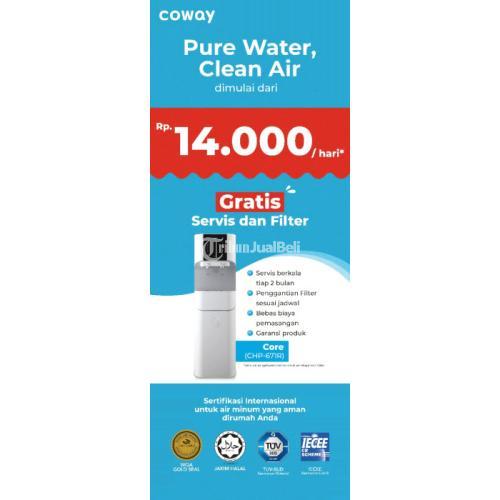 Alat pemurni air minum sistem penyaringan reverse osmosis coway untuk konsumsi sehat bugar dirumah