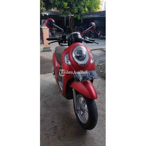 Motor Honda Scoopy 2020 Merah Bekas Surat Lengkap Pajak Jalan Mesin Halus - Bantul
