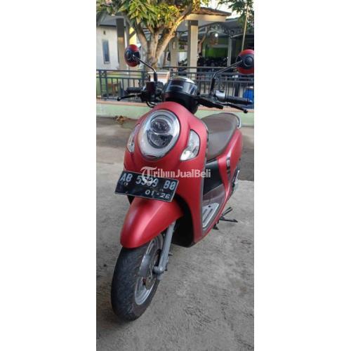 Motor Honda Scoopy 2020 Merah Bekas Surat Lengkap Pajak Jalan Mesin Halus - Bantul