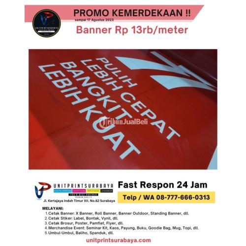 Promo Banner Gresik Rp 13rb/meter