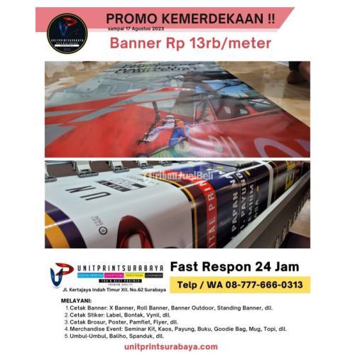 Promo Banner Gresik Rp 13rb/meter