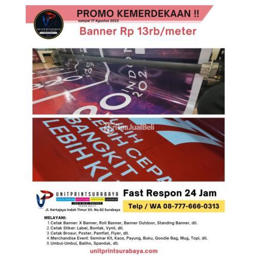 Promo Banner Gresik Rp 13rb/meter