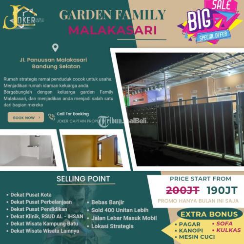 Dijual Rumah Super Nyaman Lingkungan Asri Tersedia Berbagai Macam Tipe - Bandung