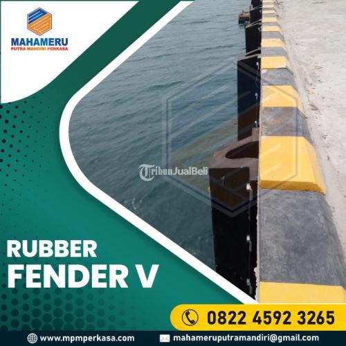 Karet Fender tipe V 300 H x 1500 L di Jawa Barat Termurah Include Angkur Baut