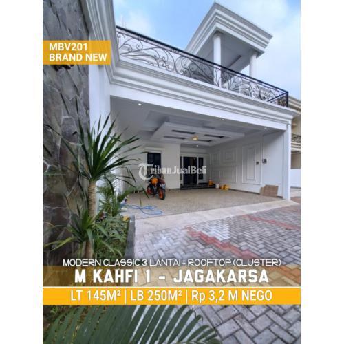Rumah Mewah Modern Classic 3 Lantai Dalam Cluster Di Jagakarsa - Jakarta Selatan