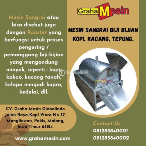 Mesin Sangrai Biji bijian Kopi kacang tepung
