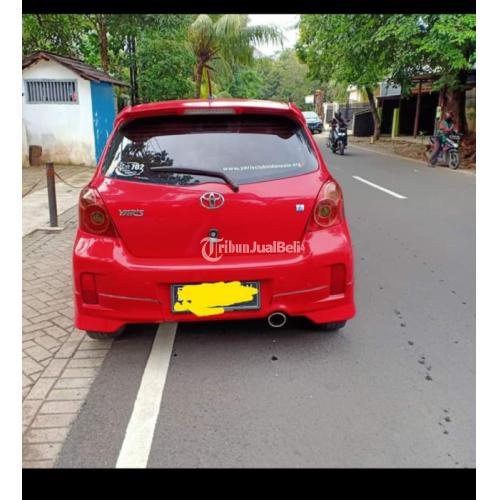 Mobil Toyota Yaris E Bekas Tahun 2012 Manual Warna Merah Mesin Kering