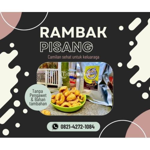 Rambak PIsang Premium, Camilan Sehat Khas Malang