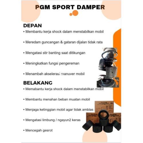 pasangkan SPRING BUFFER PGM DAMPER membantu melindungi onderdil mobil dari kerusakan