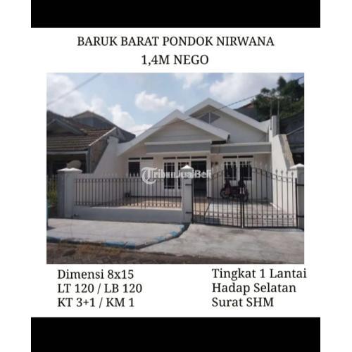 Rumah Pondok Nirwana,Kedung Baruk Barat kec Rungkut