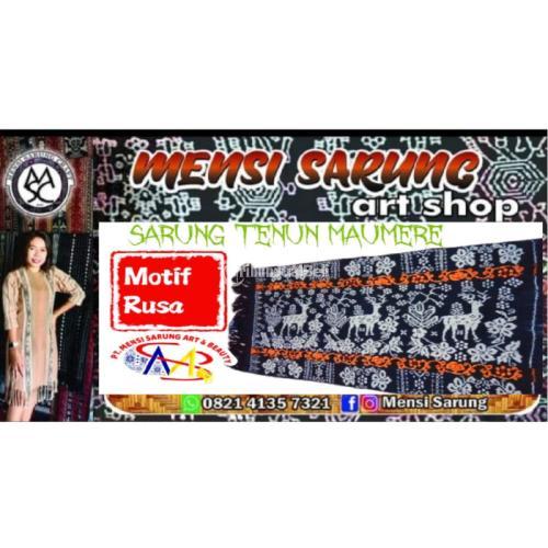 Sarung Tenun Maumere Motif Rusa