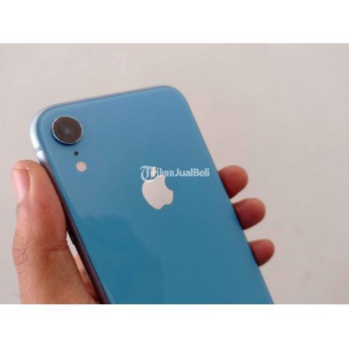 Hp Iphone Xr Bekas 128 Gb Fullset Warna Biru Siap Pakai Terawat Di