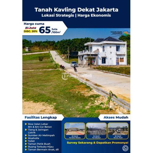 Dijual Tanah Kavling Lokasi Strategis 100m Hanya 65 Jutaan Di Bogor ...