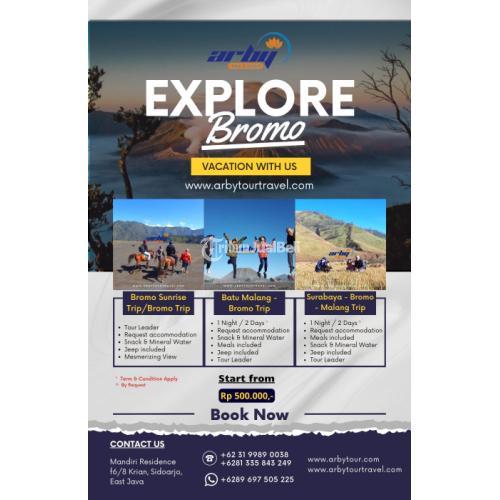 Paket Tour Wisata Gunung Bromo - Sidoarjo